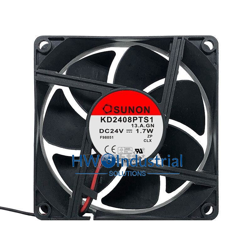 1PC KD2408PTS1 24V 1.7W 8CM 8025 SUNON Inverter Cooling Fan Size 80*80*25 mm
