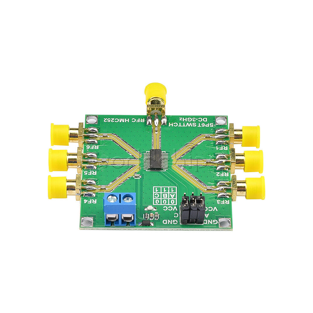 HMC252 DC-3GHz Non-Reflective RF Switch Module Module Single-Pole 6 Throw Switch