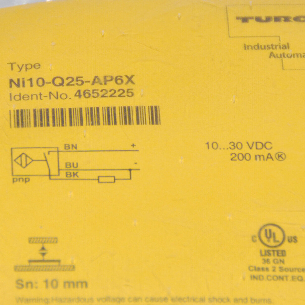 1PCS TURCK Ni10-Q25-AN6X Ni10-Q25-AP6X Ni10-Q25-RN6X Ni10-Q25-RP6X Sensor Switch