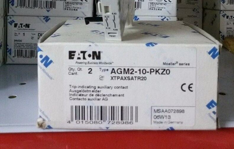 1PCS For EATON MOELLER AGM2-10-PKZ0 auxiliary contact