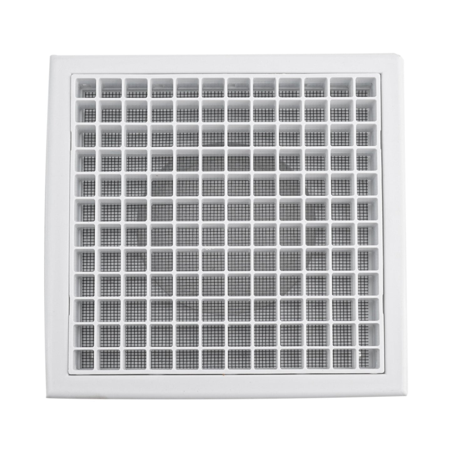Plastic Air Vent 100150 Grille with Vermin Proof Mesh for Wall and Ceiling Use
