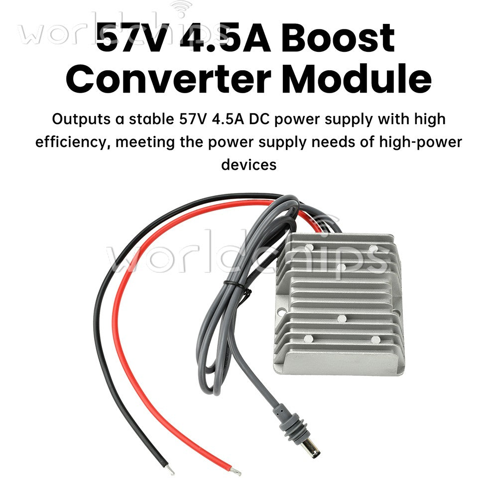DC-DC 12V 24V to DC 57V 4.5A Step-Up Converter Module for Starlink Gen3 Router