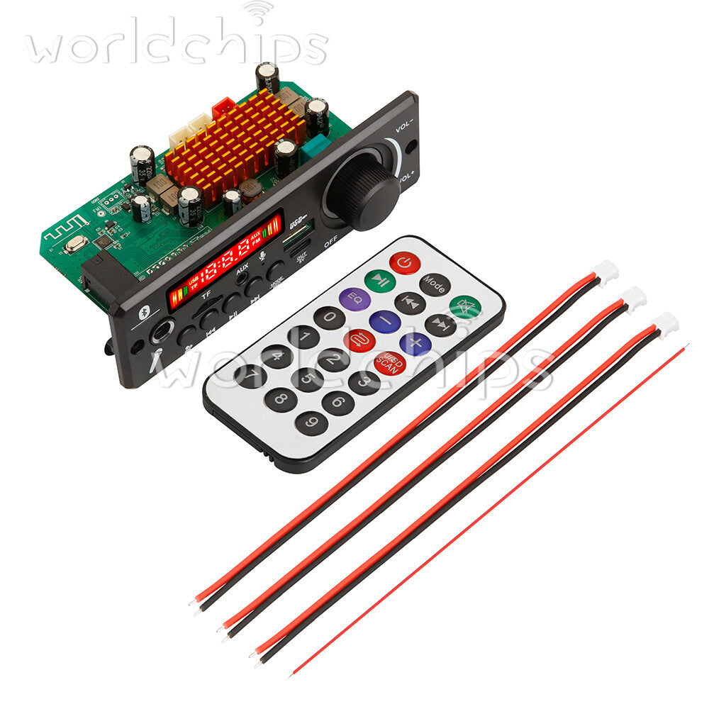 TPA3116 200W Amplifier Bluetooth Audio Decoder Board USB FM Radio Music Player