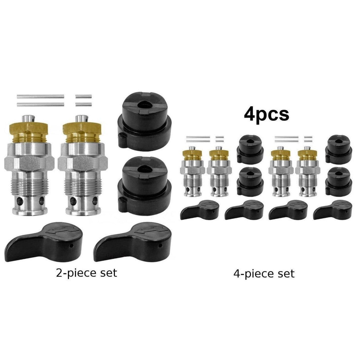 Airless Paint Sprayer Repair Valve 2Pack Replacement For Durable Aluminum Alloy