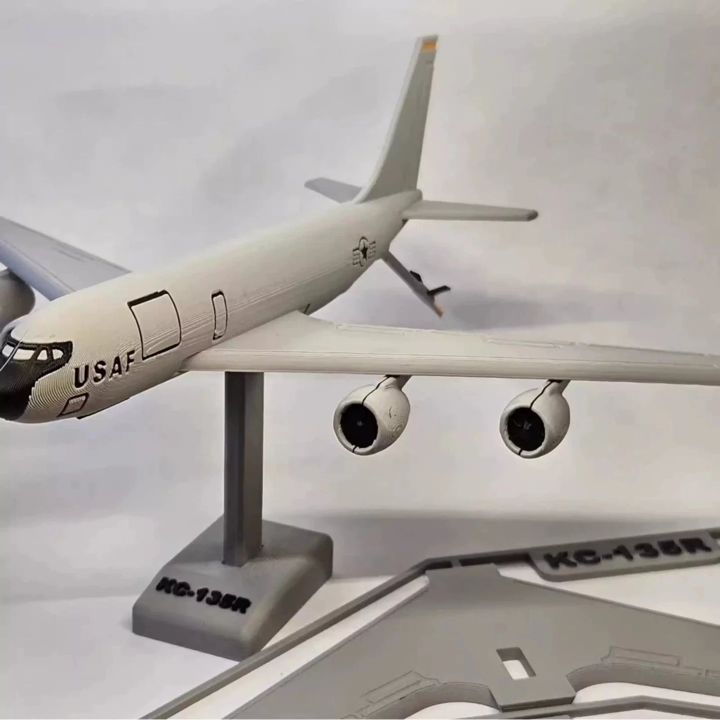 3D Print KC-135R Stratotanker Aerial Tanker Sprue Assembly Hobby Model