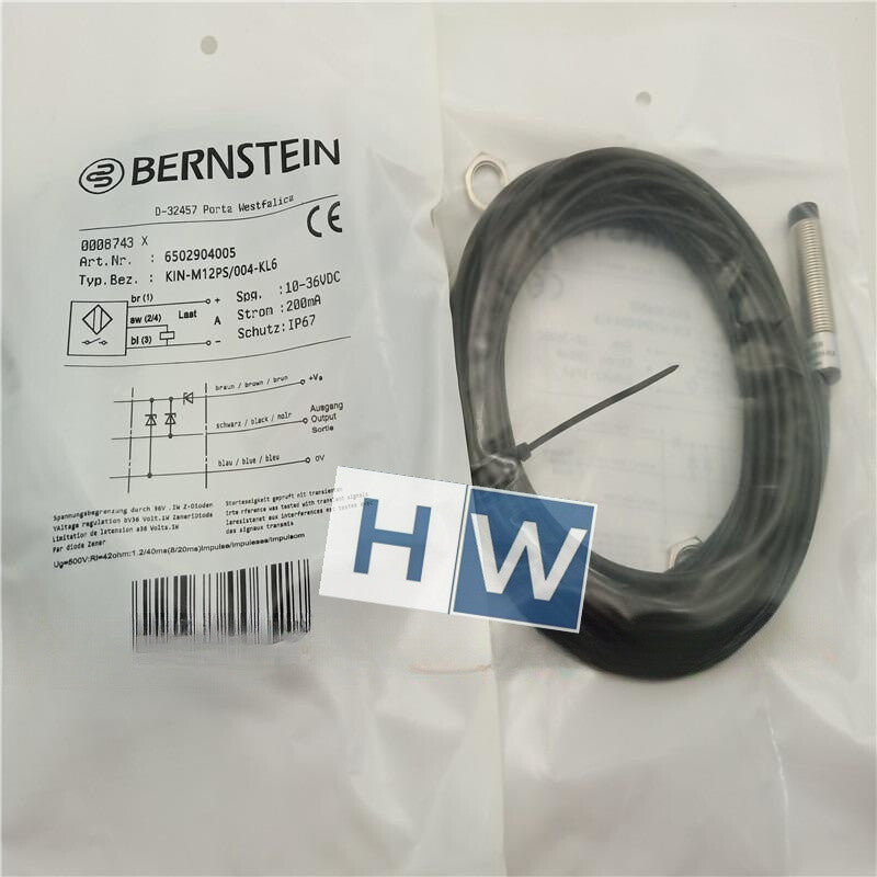 1PC BERNSTEIN Proximity Switch KIN-M12PS-004-KL6 Inductive Sensor
