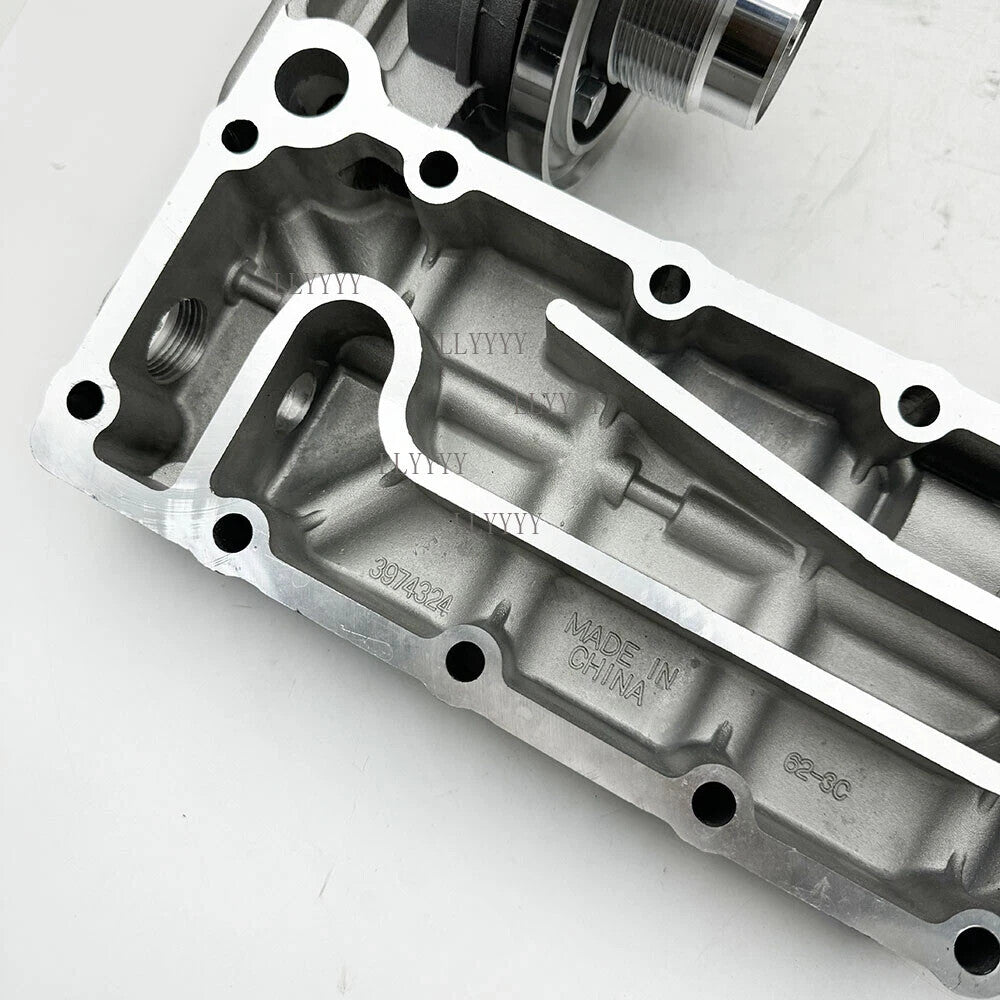 Oil Cooler Cover Filter Head For Cummins 6CT ISC QSC 8.3 ISL QSL 8.9  3974325