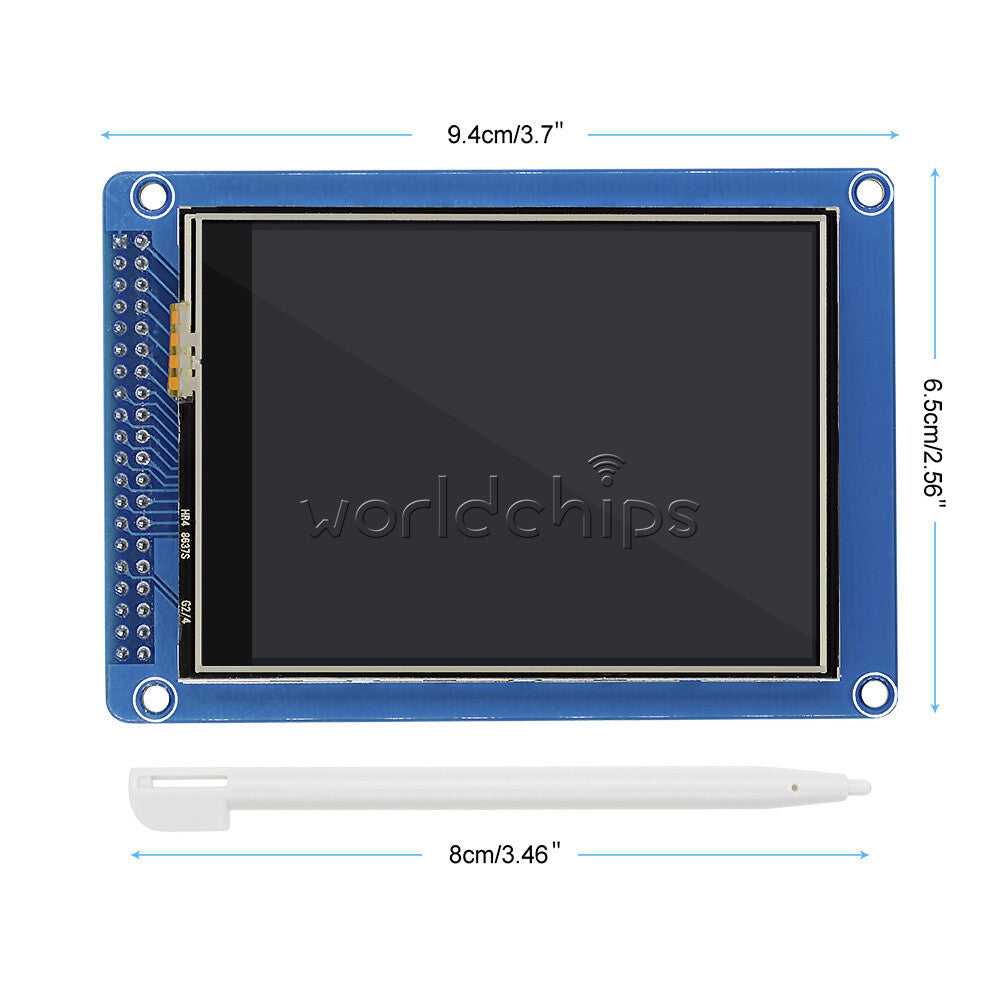 3.2" inch TFT LCD Display Module 240x320 Dots Touch SD Card Cage for Arduino