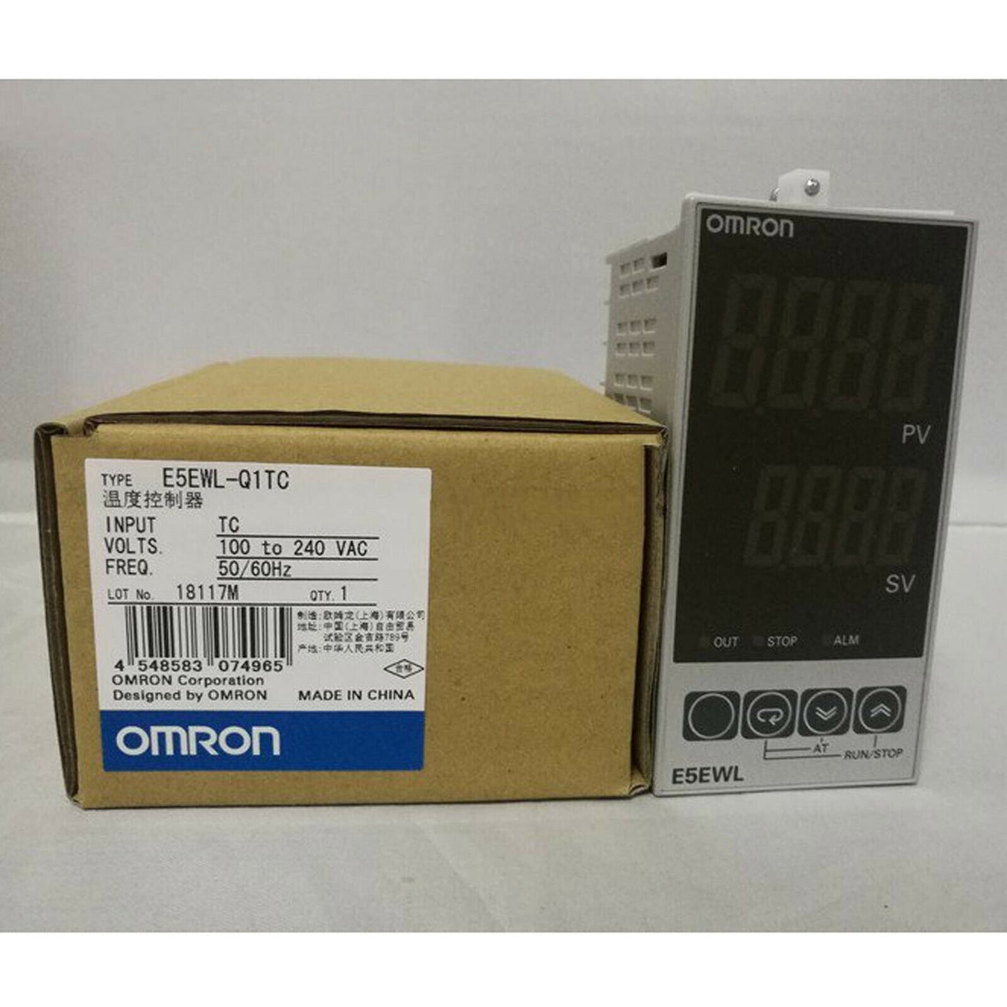 1PC  Omron E5EWL-Q1TC Temperature Controller Free Shipping E5EWLQ1TC