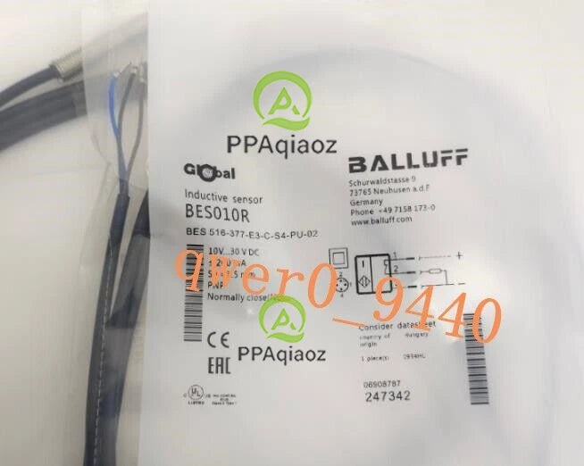 1Pcs  BALLUFF BES 516-377-E3-C-S4-PU-02（BES010R）sensor Fast delivery