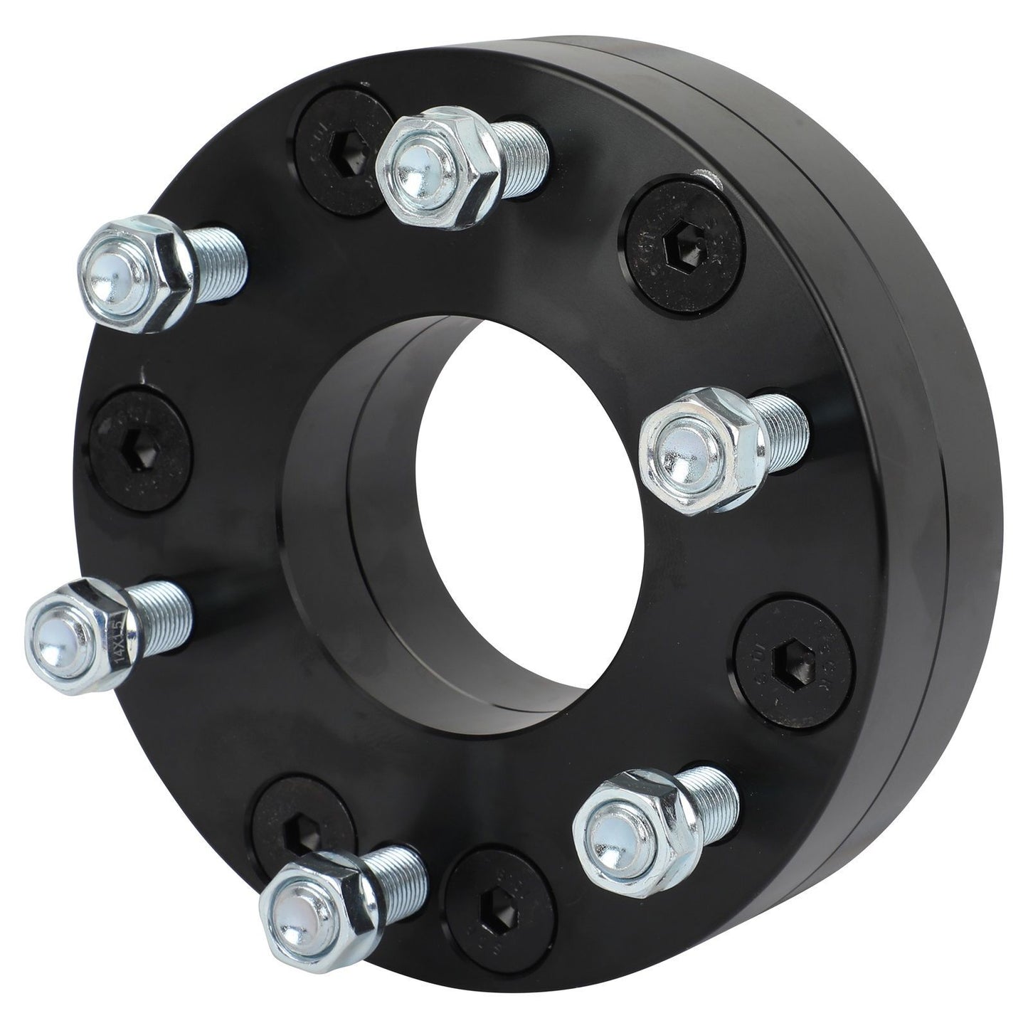 2Pcs 2" 5x5 to 6x5.5 Conversion Wheel Adapters For Jeep 5 Lug to Chevy GMC 6 Lug