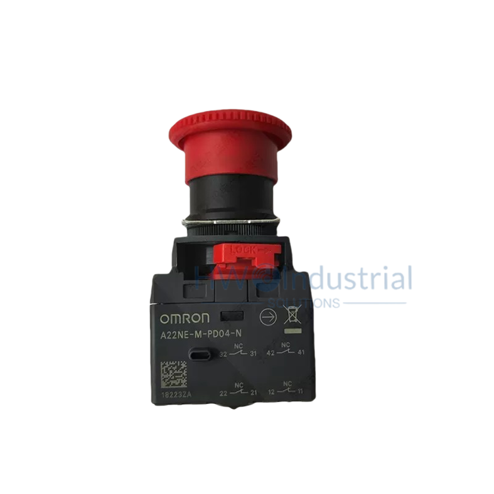 1/Piece  A22NE-M-PD04-N Omron Emergency Stop Button Switch