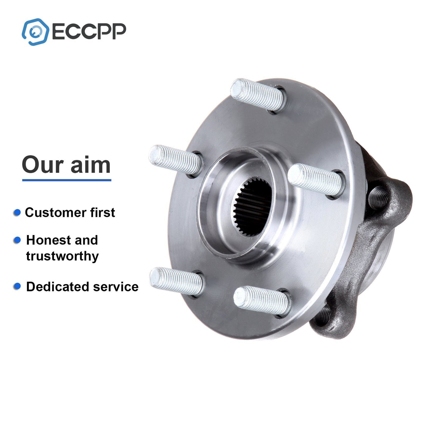 1Pc Wheel Hub Bearing Front For Toyota RAV4 3.5L 2006-2018 Scion tC Manual Trans