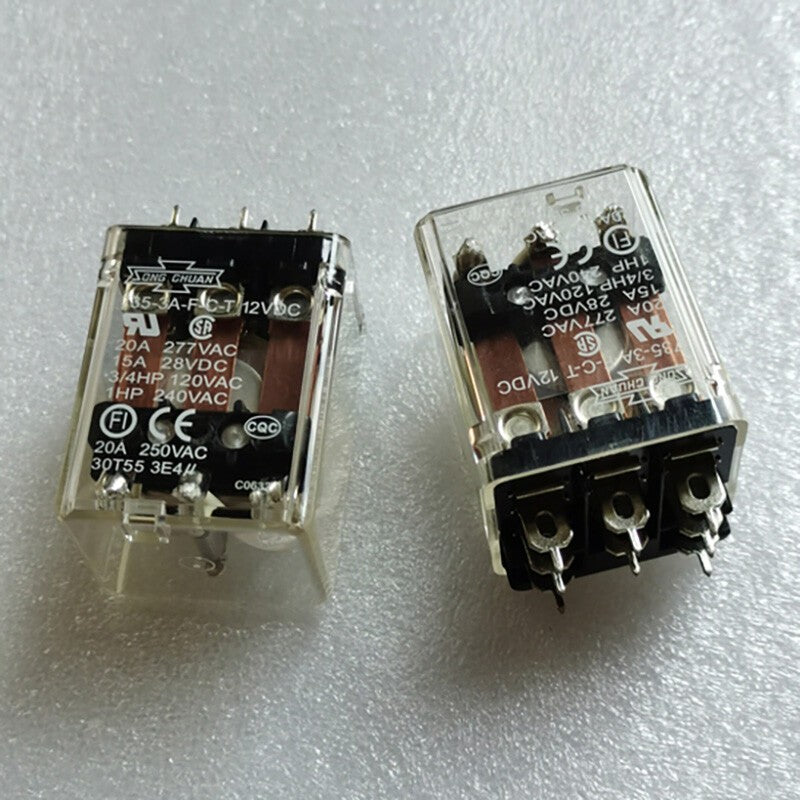 5PCS SongChuan 735-3A-F-C-T 12VDC Power Relay 8 Pins