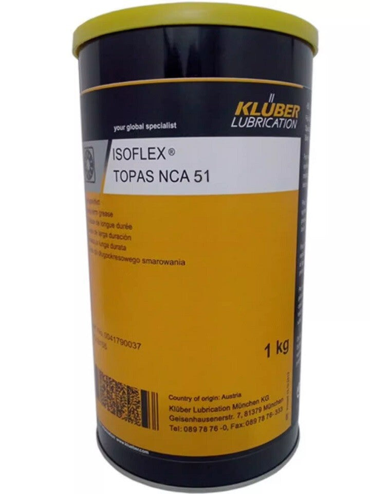 KLUBER  Lubrication ISOFLEX TOPAS NCA 51 Grease 1Kg (2.2 LB)  free ship