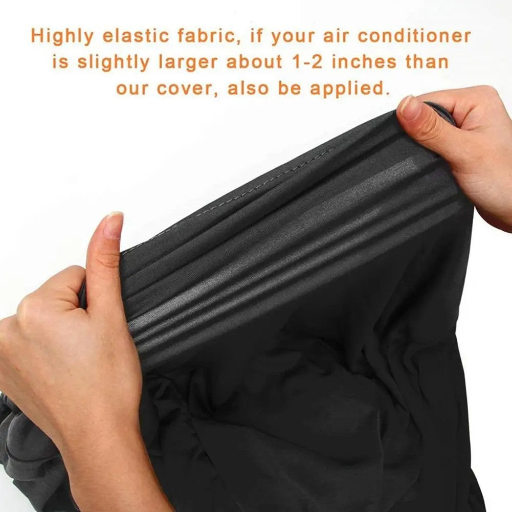 Proper Fit and Durability Portable Air Conditioner Unit Cover in Black