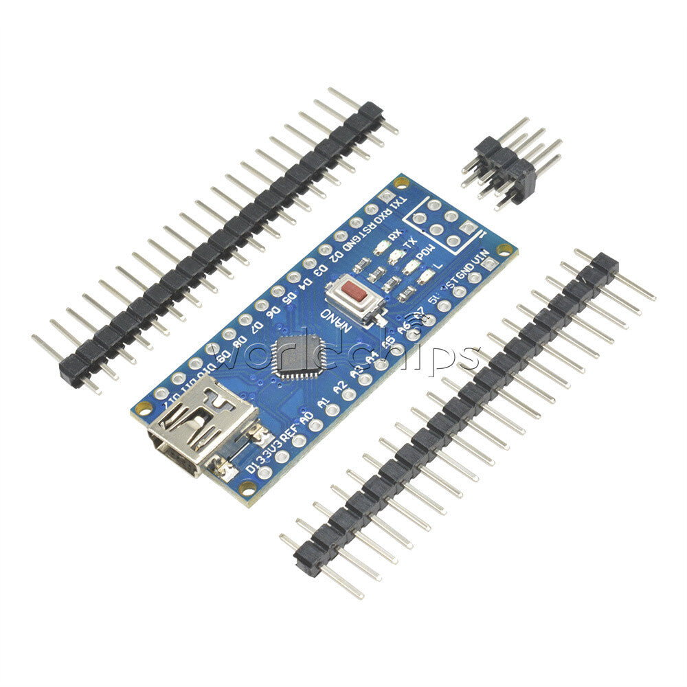 2PCS Nano 3.0 Controller Board Compatible with Arduino Nano CH340 USB Driver