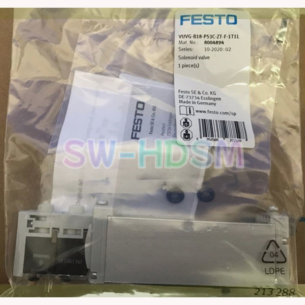 1PCS   Festo VUVG-B18-P53C-ZT-F-1T1L Solenoid Valve Freight Free