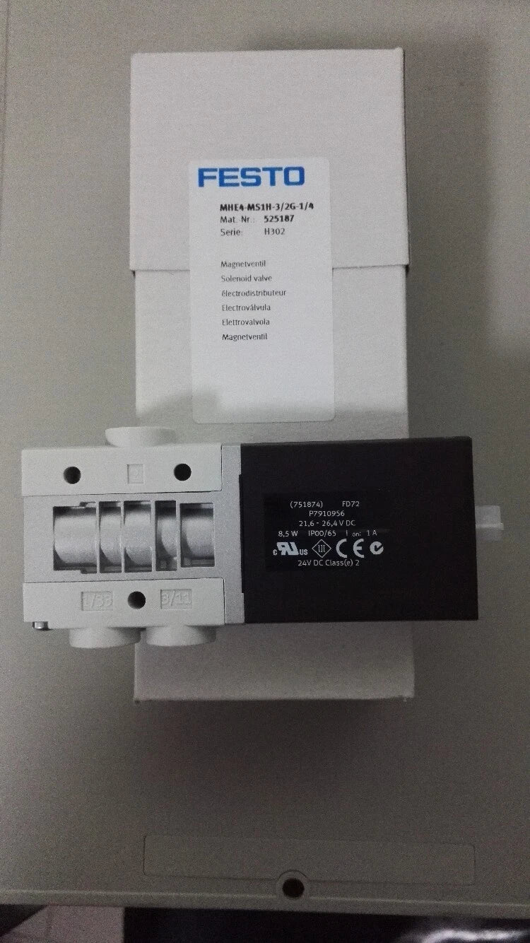 1Pc Solenoid Valve MHE4-MS1H-3/2G-1/4 525187
