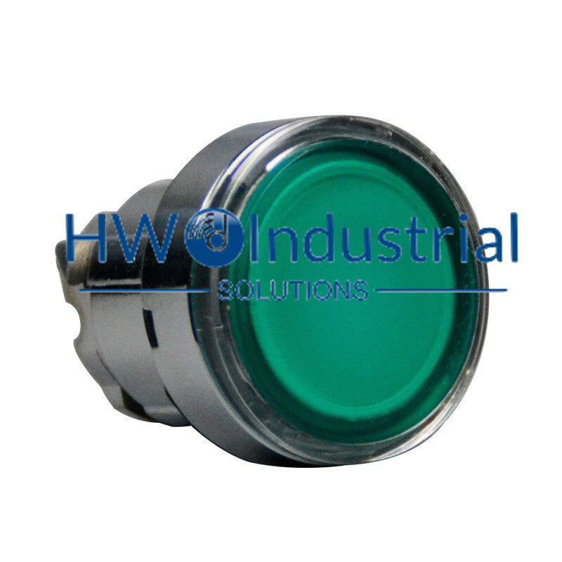 1PC Flat Head With lights  Button Head Green ZB4BW333 ZB4-BW333