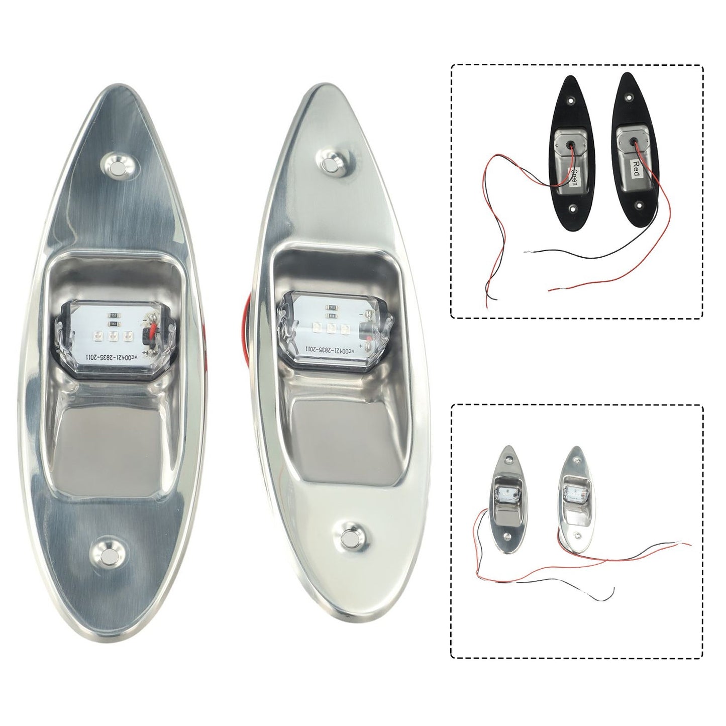 Side Navigation Lamp Marine Boat Side Navigation Light   Car Spare Parts