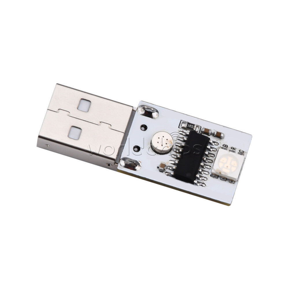 10PCS DC 5V USB LED Intelligent Voice Control Small Night Light Module 6 Colors
