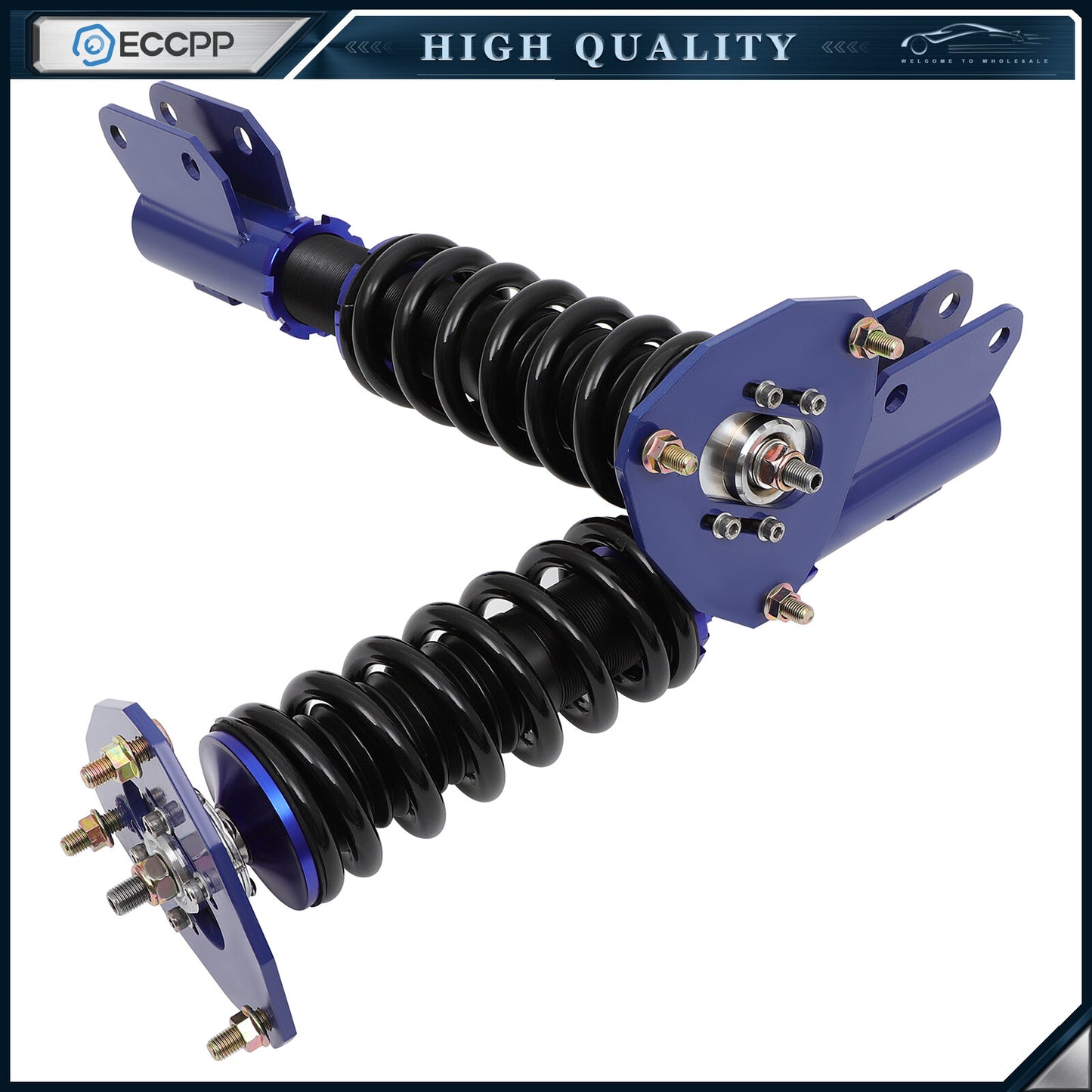ECCPP Coilovers For 2002-2006 Mitsubishi Lancer Suspension Set Adj.Height Shocks