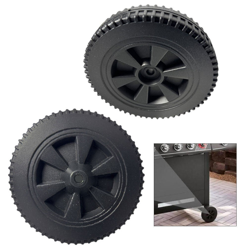 2Pcs For Charbroil Grill Wheels 7 Inch Perfect Replacement for Smooth Operation