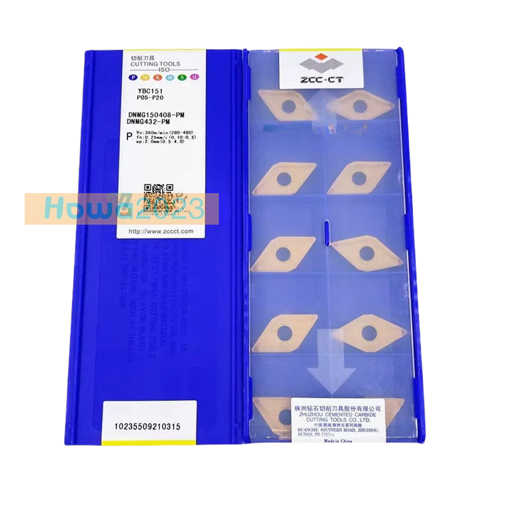 10Pcs/box DNMG150408-PM YBC151 DNMG432-PM CNC Turning Blade Carbide Inserts