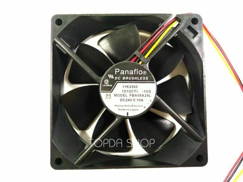 1PC FBA09A24L equipment fan DC24V 0.10A 1.92W 92*92*25MM 3wires