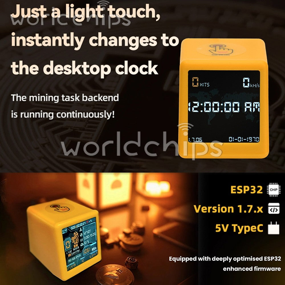 NMMiner Smart TV 1060KH/s Fast Nerdminer v2 ESP32 BTC SOLO Lottery Miner