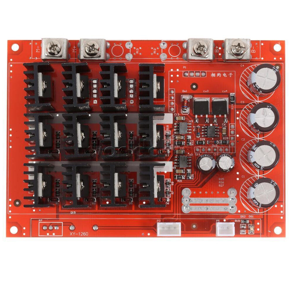 10-50V 60A Motor Speed Control PWM HHO RC Controller 12V 24V 48V 3000W W/ Case
