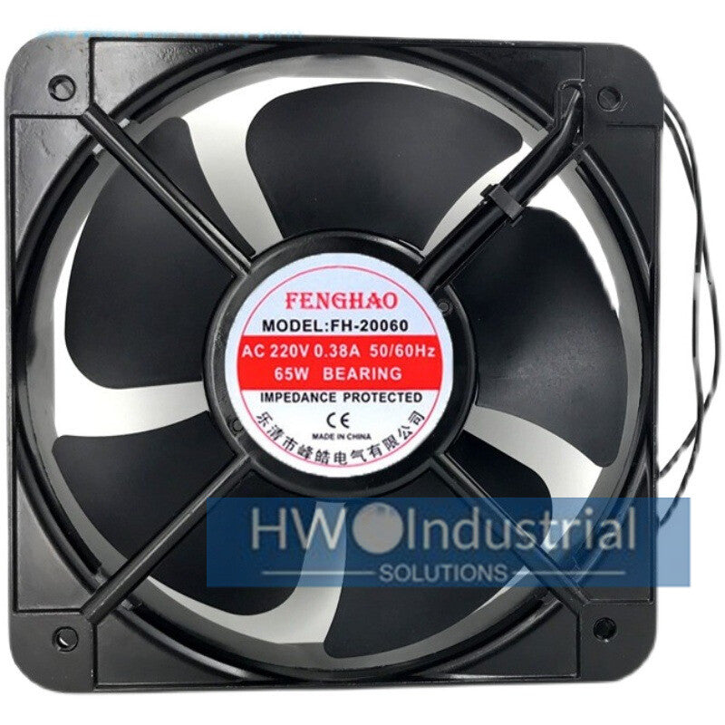 1PC FENGHAO FH-20060 65W AC220V 0.38A 20CM Axial Flow Cabinet Cooling Fan