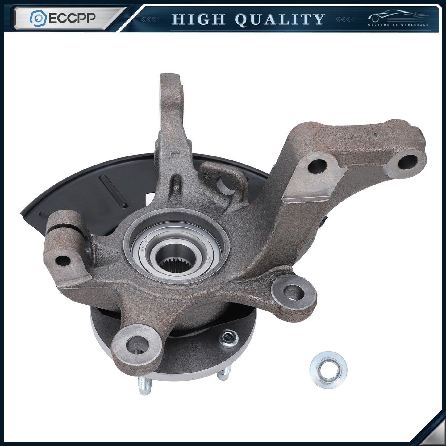 1Pc Wheel Hub Bearing Knuckle Front Left For Ford Escape Mercury Mariner 2005-12