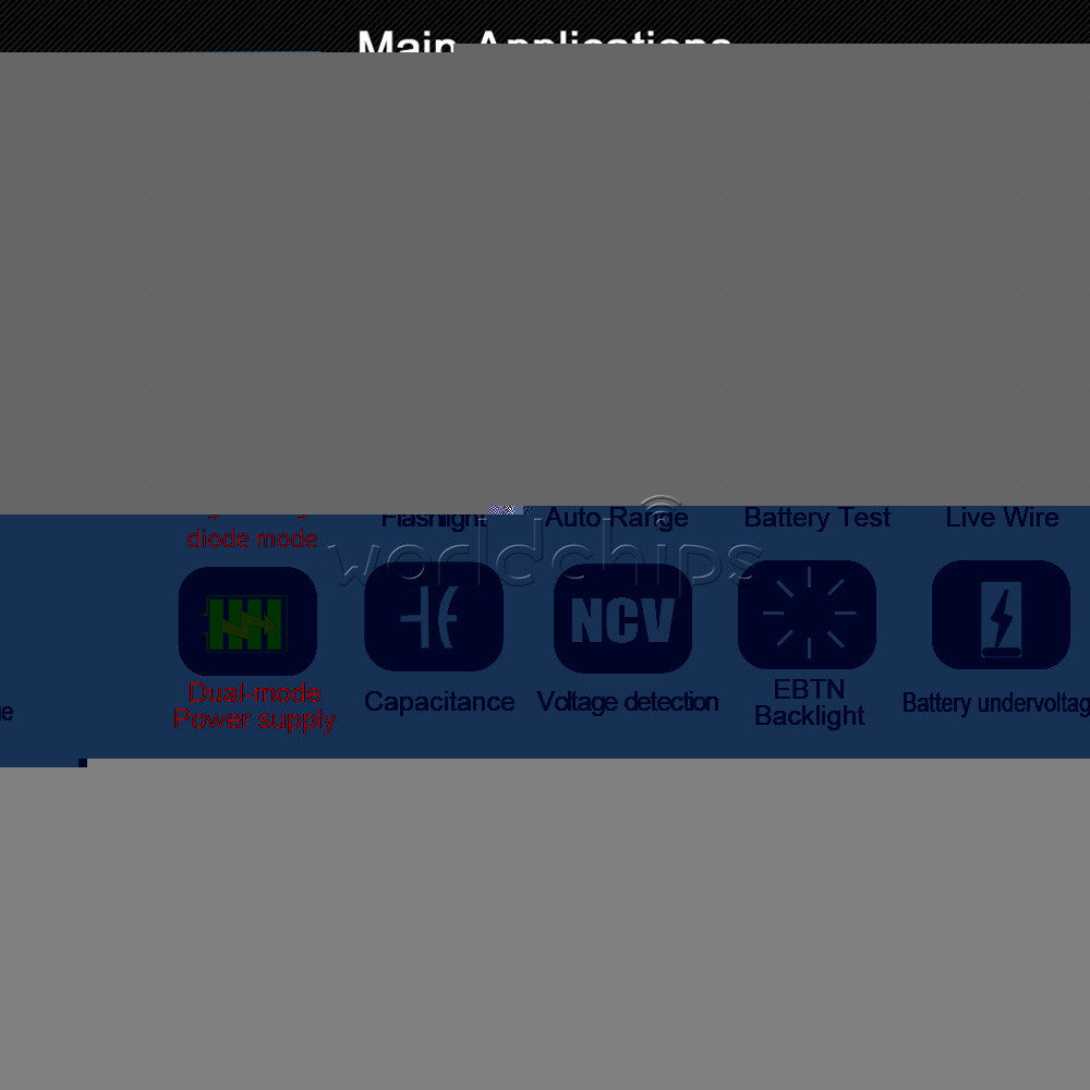 BSIDE S30 Digital Multimeter DC AC Voltage Current Ohm Resistance Tester 9999