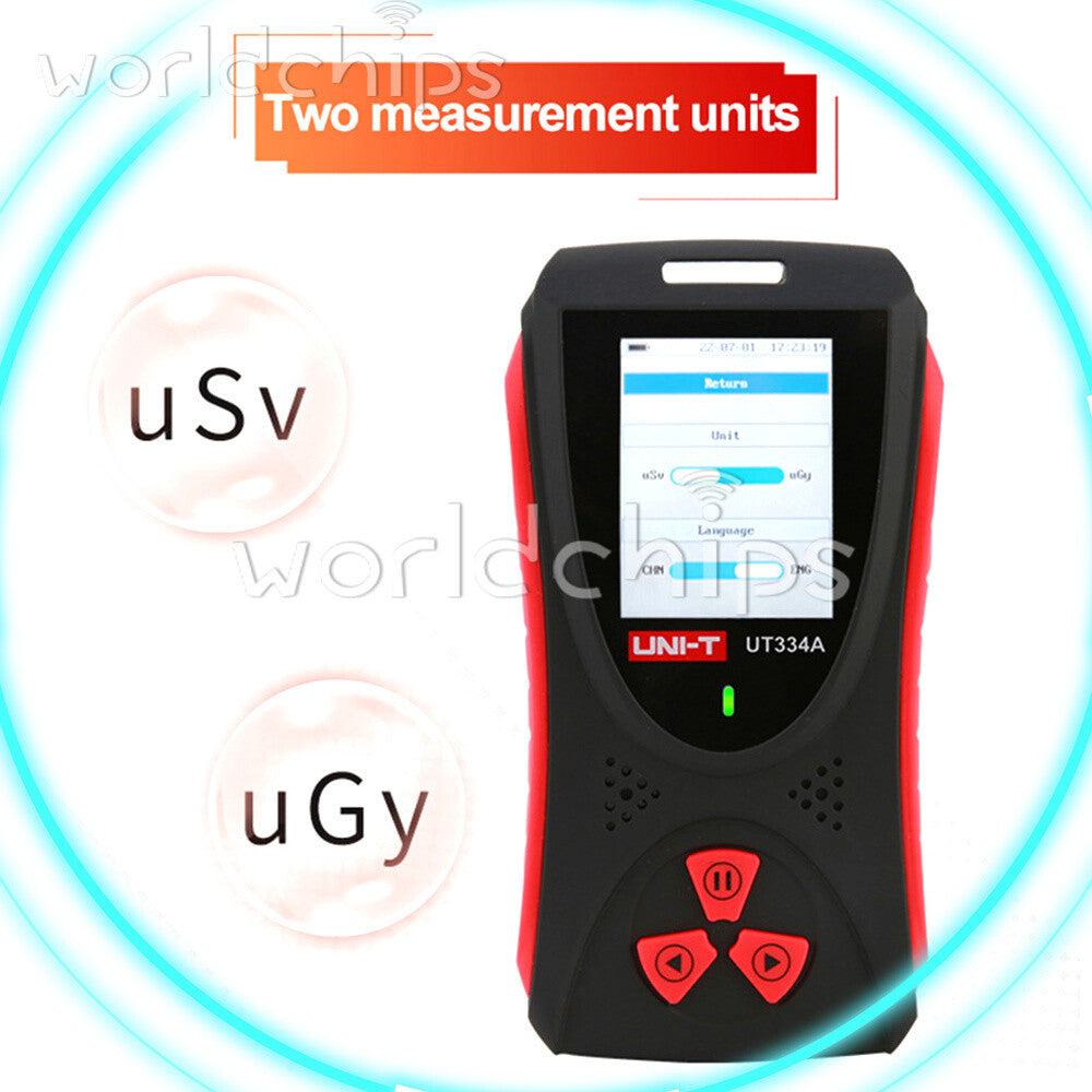 UNI-T UT334A Electromagnetic Radiation Tester Geiger Counter X β γ Ray Detector