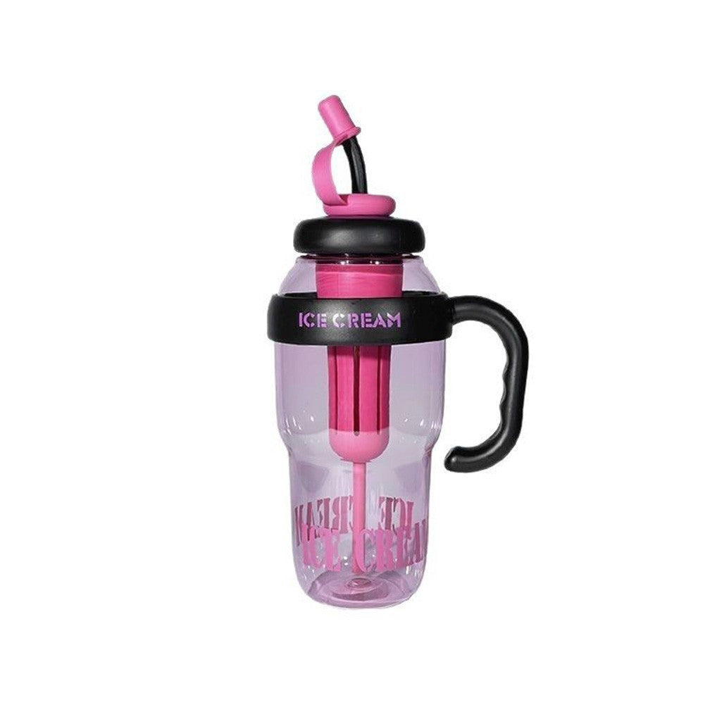 Large 1300ml Plastic Tumbler with Straw Leakproof Lid for Everyday Use