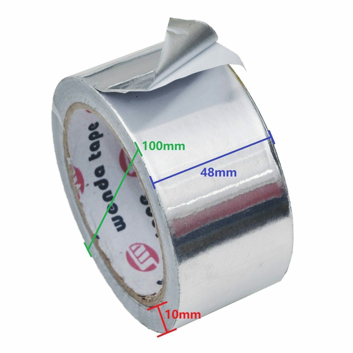 Al-Foil Tape Thermal Resist Duct Pipe Sealant Range Hood Adhesive Sealing Repair