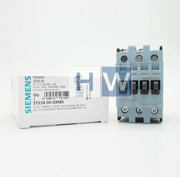 1Pc  SIE-MENS 3TS34 Contactor  3TS3400-0XMO AC220V