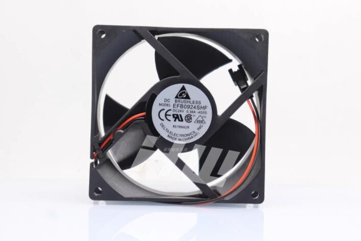 1Pc   EFB0924SHF 2-wire 9032 9CM 24V 0.38A Inverter Cooling Fan