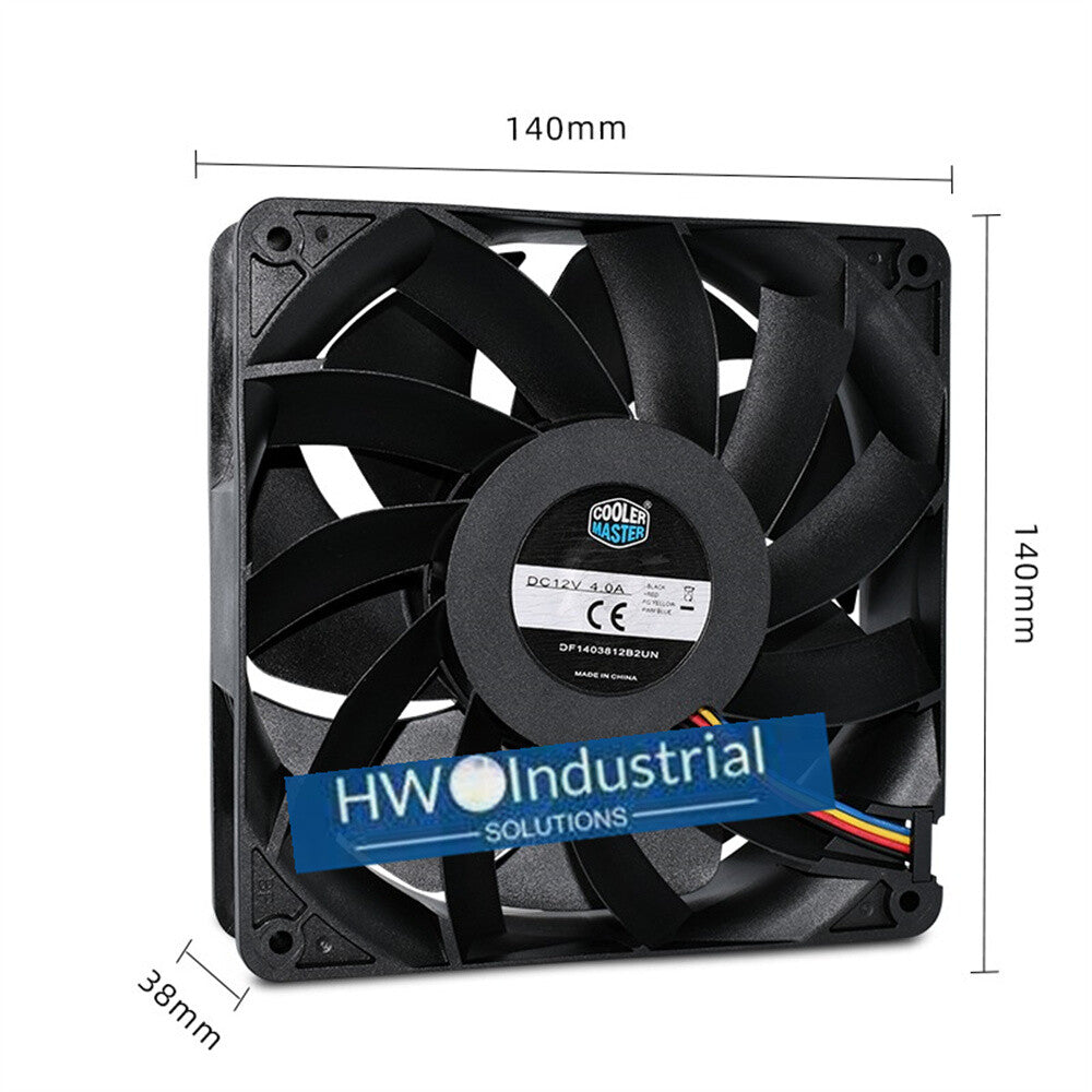 1/piece DF1403812B2UN 14038 12V 4.0A 14CM Cooler Master Chassis Cooling Fan