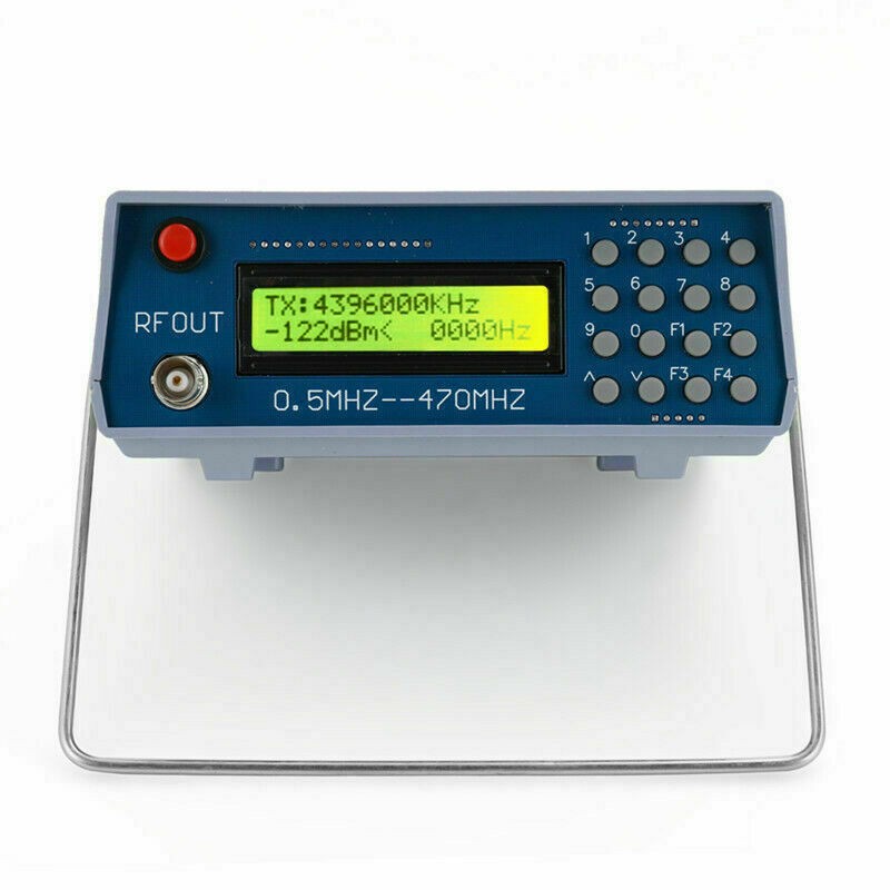 0.5Mhz-470Mhz RF Signal Generator Meter Tester For FM Radio Walkie-Talkie Debug