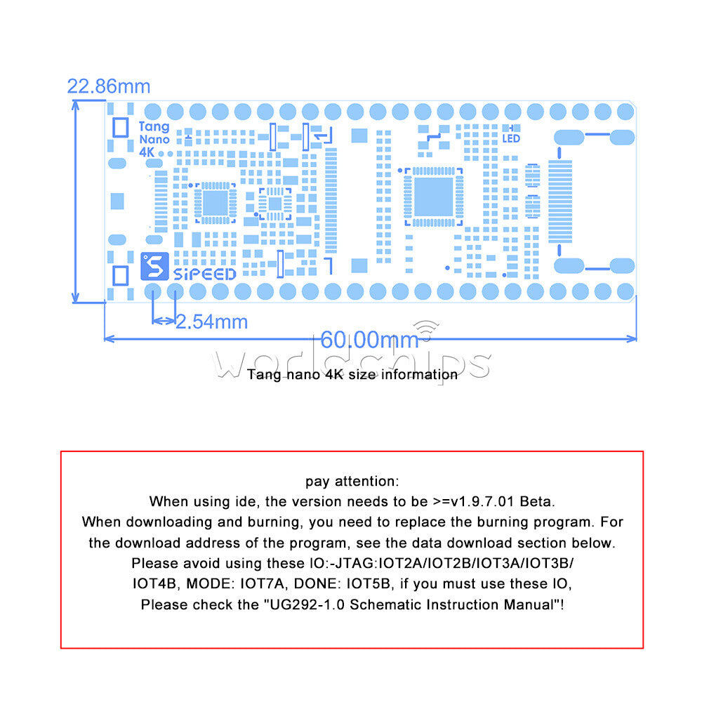 Tang Nano 4K Gaoyun FPGA GoAI Development Board HDMI OV2640 Camera Kit