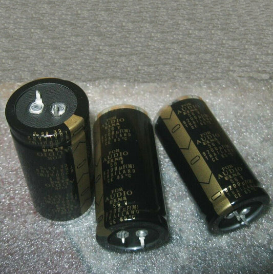 2PCS ELNA 56V 8200UF Electrolytic Capacitor For Audio Hi-Fi Filter 30*63MM