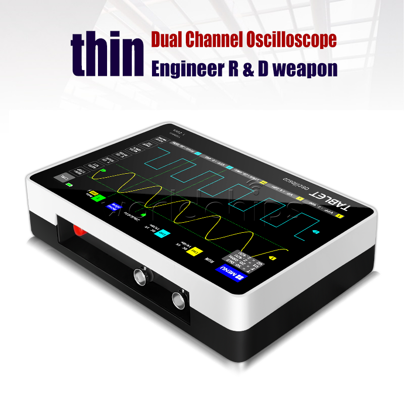 1013D 7 inch 2CH Digital Storage Oscilloscope 100MHz Bandwidth 1GS Sample Rate