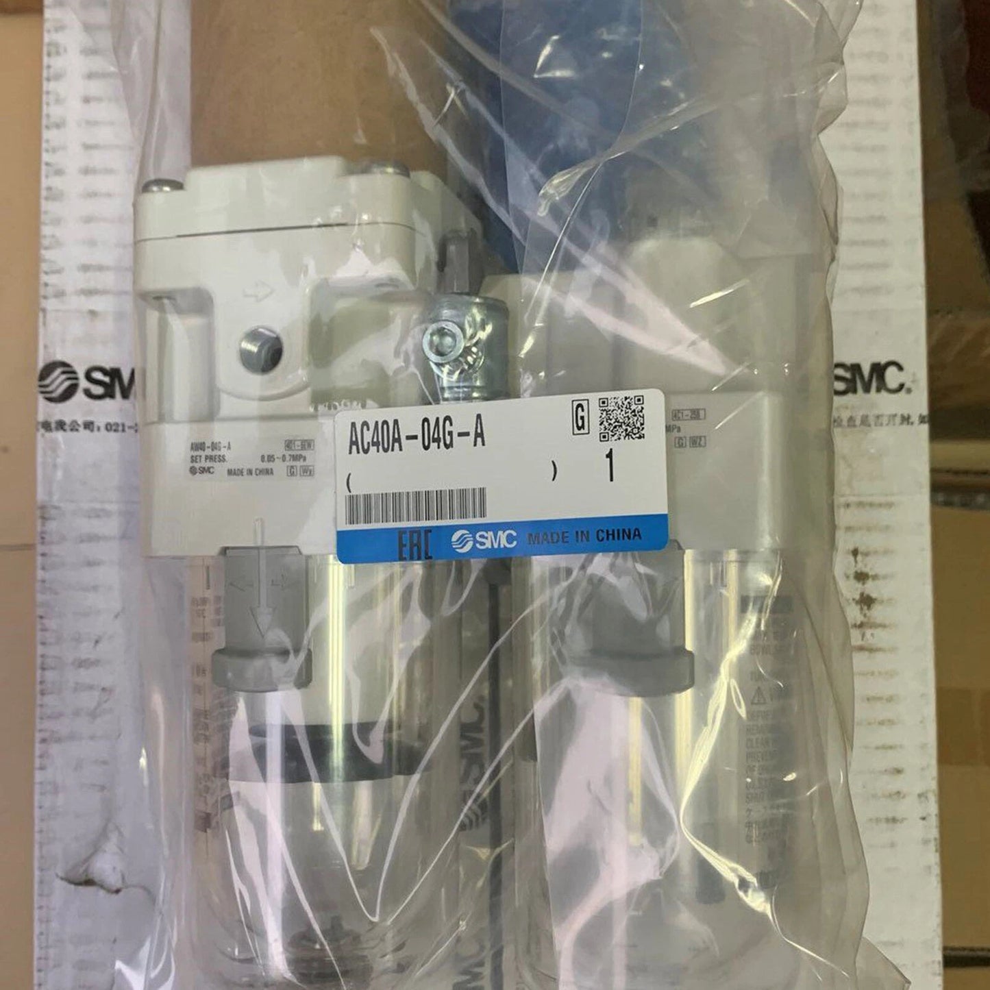1pc  SMC Filter pressure regulator AC40A-04G-A Fast Ship #P