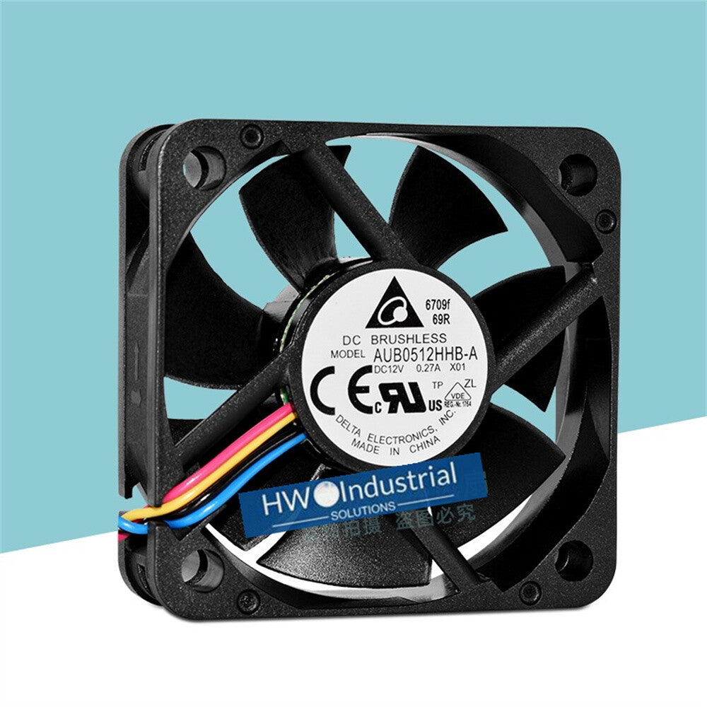 1/piece Delta AUB0512HHB-A 5015 12V 0.27A 5CM High Airflow Chassis Cooling Fan
