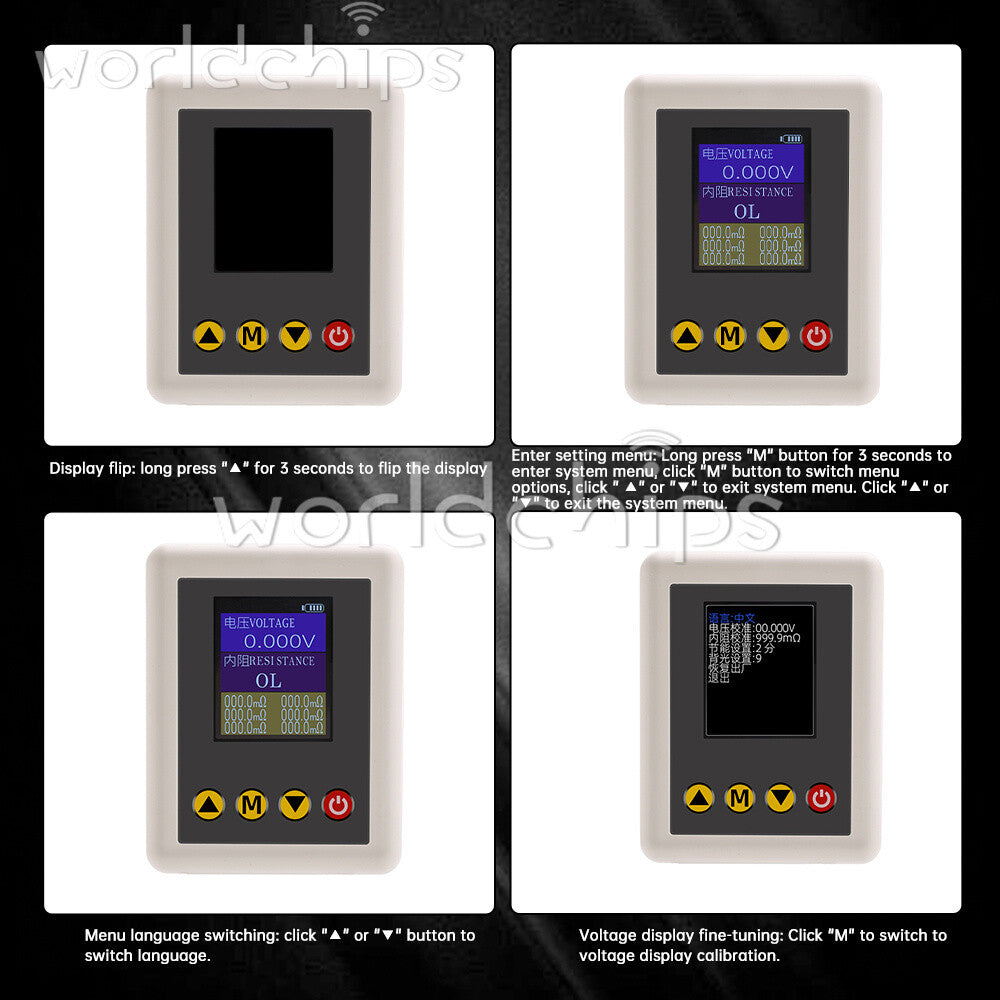 TS4520 Voltage Internal Resistance Tester Digital Car Battery Capacitor Tester
