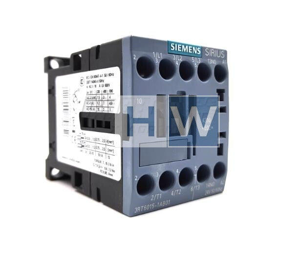 1Pc  SIE-MENS 3RT60 Contactor 3RT6015-1AB01 AC24V 7A 1NO