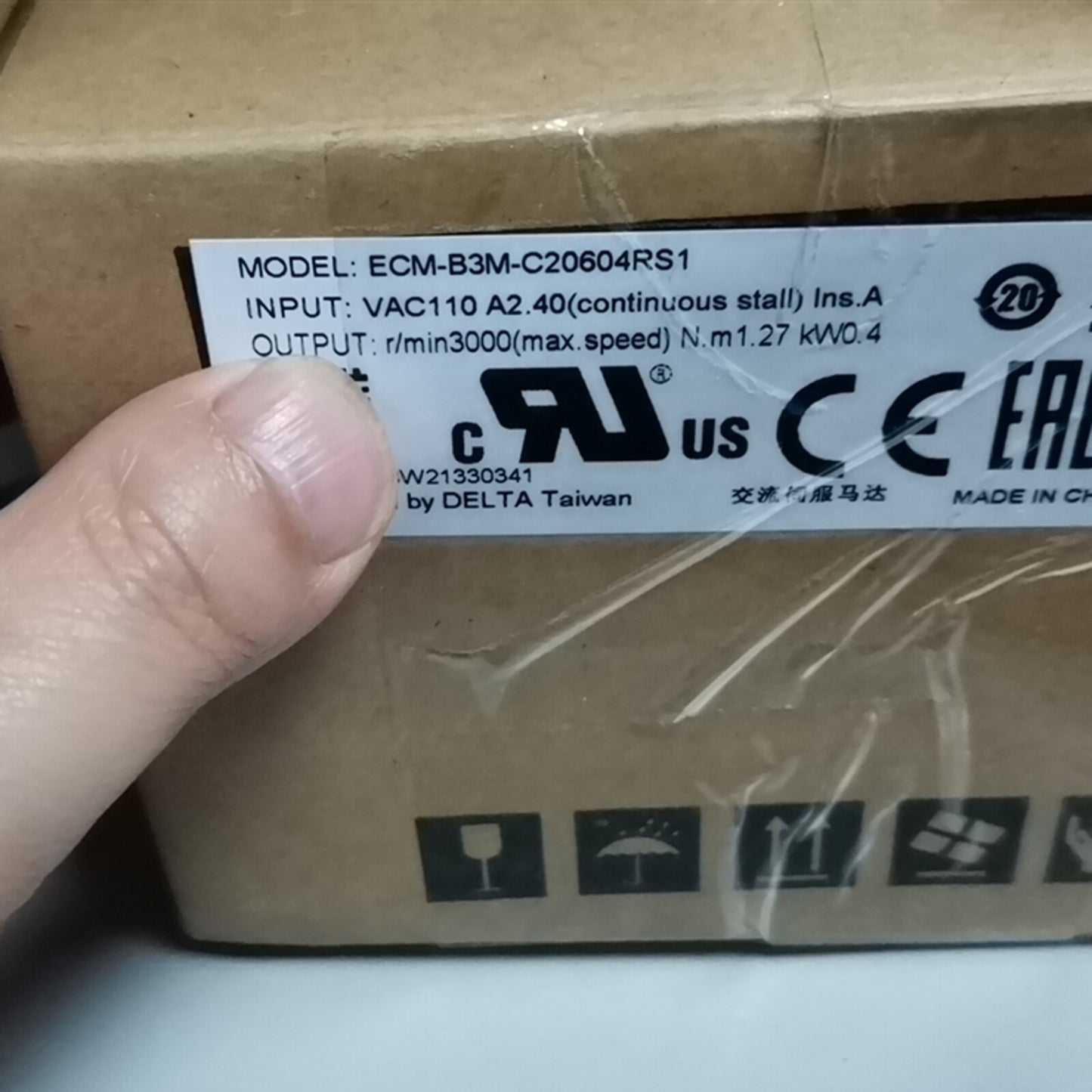1PC For DELTA ECM-B3M-C20604RS1 Servo Motor